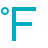 color style fahrenheit symbol icon