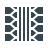 color style tire track icon
