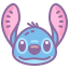 cute color style stich icon