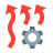 color style heating automation icon