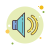 bubbles style audio icon