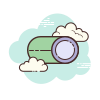 cloud style toggle on icon