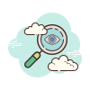 cloud style detective icon