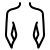 ios 17 outlined style female back icon