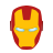 color style iron man icon