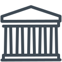 pastel color style parthenon icon