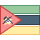 office m style mozambique flag icon