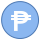 office m style peso symbol icon