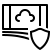 ios 17 outlined style money protection icon