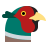 color style south dakota state bird icon