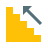 color style stairs up icon