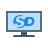 color style sdtv icon