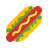 color style 핫도그 icon