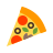 color style pizza icon