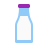 color style milk bottle icon