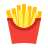 color style french fries icon