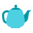 color style teapot icon