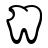 badges style zahn rissig icon
