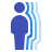 color style motion detector icon