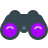 color style 쌍안경 icon