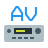 color style av receiver icon