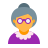 Donna anziana icon