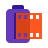 color style 사진 릴 icon