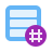 color style hashtag activity feed icon