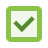 Ausgefüllte Checkbox icon