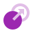 color style one way transition icon