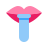 color style saliva test icon