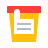 color style urine collection icon