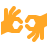 color style gebärdensprache icon