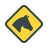 Horses Sign icon