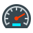 color style speedometer icon