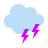 Молния из облаков icon