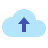 color style upload to the cloud icon