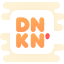 cute clipart style dunkin donuts icon