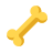 color style dog bone icon