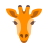 color style giraffe icon