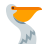 color style pelican icon