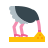 color style 모래에 타조 머리 icon