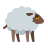 color style sheep icon