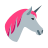 color style unicorn icon