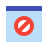 color style blocked website icon