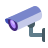 color style wall mount camera icon