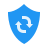 color style neu laden schild icon