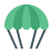 color style 낙하산 icon