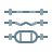 color style barbells icon