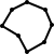 ios 17 outlined style radar plot icon